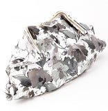 Gray Hues Folded Edges Clutch