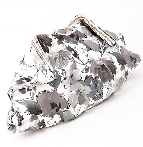 Gray Hues Folded Edges Clutch