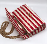 Red Stripe Clutch